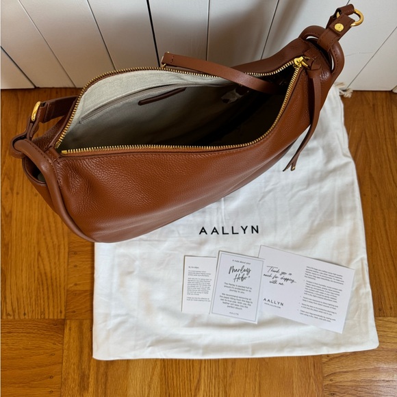 Aallyn Marley Hobo Shoulder Bag in Brown - Picture 4 of 9